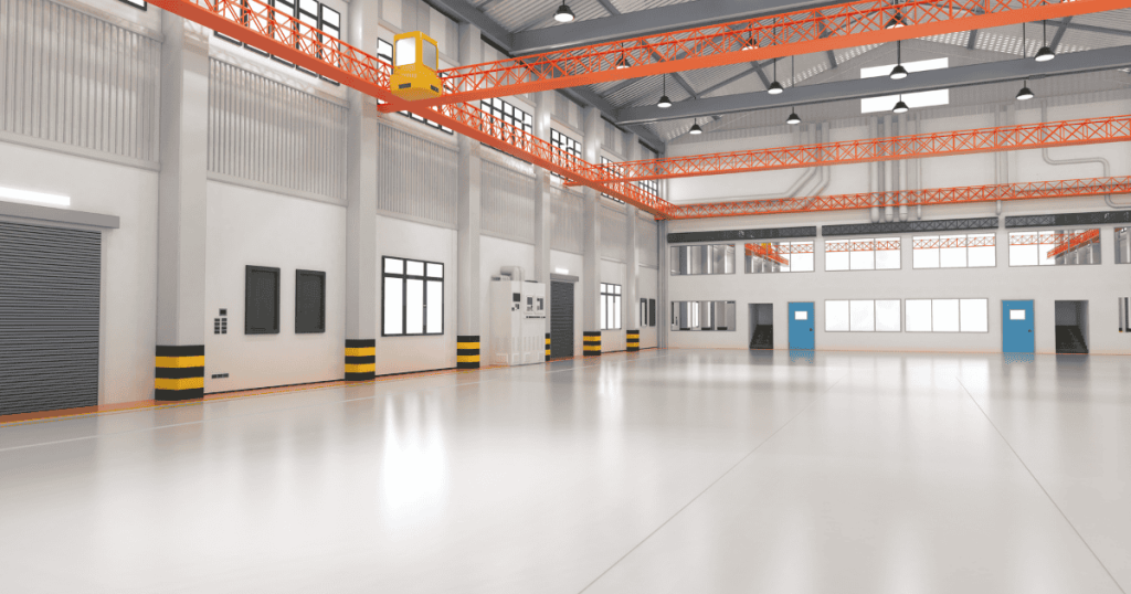 工廠內部空間的3D設計圖