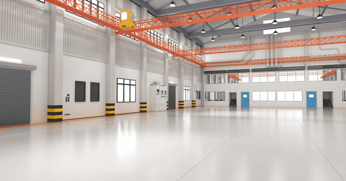 工廠內部空間的3D設計圖